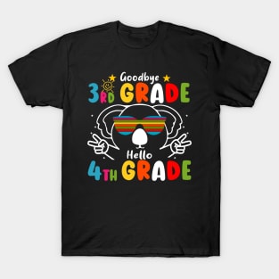 Goodbye 3rd Grade Graduation Hello 4th Grade Last Day Of School Koala T-Shirt